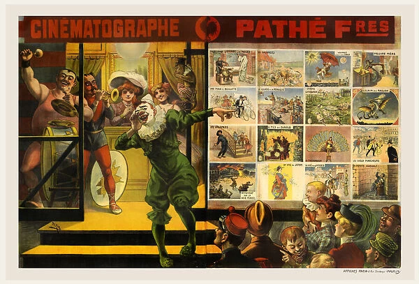 Cinematographe Pathe, 1906. Creator: Faria, Candido de (1849-1911)
