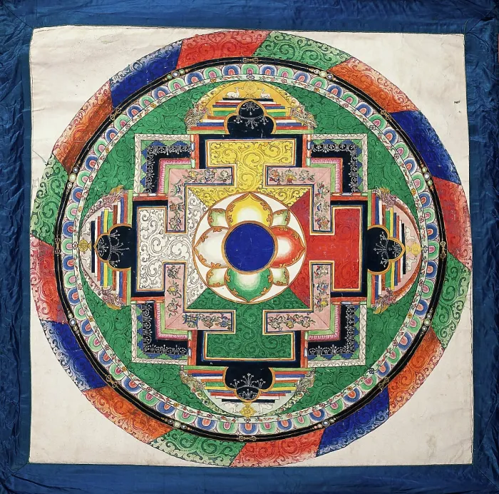 Framed Print : Circle (Mandala). Creator: Unknown Framed Print : Circle (Mandala). Creator: Unknown