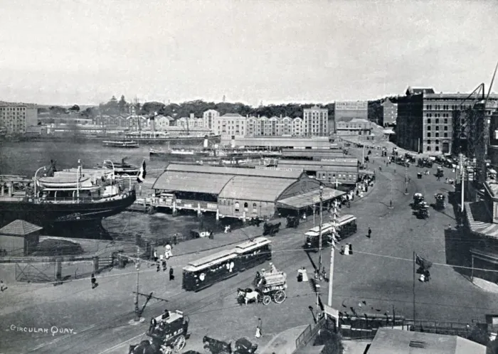 Framed Print : Circular Quay, c1900. Creator: Unknown Framed Print : Circular Quay, c1900. Creator: Unknown