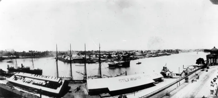 Framed Print : Circular Quay, Petrie Bight, c1900s. Creator: Unknown Framed Print : Circular Quay, Petrie Bight, c1900s. Creator: Unknown