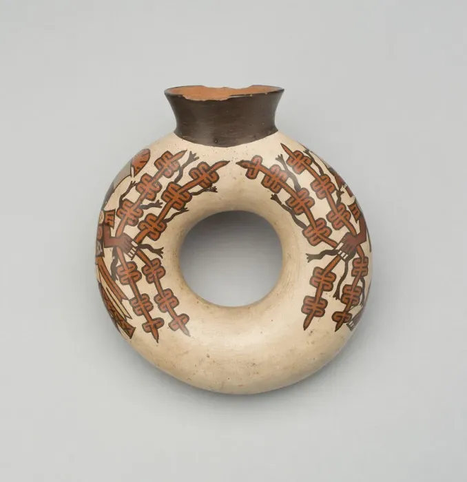 Framed Print : Circular Vessel Depicting Figures Holding Ceremonial Staffs, 180 B. C. / A. D. 500 Framed Print : Circular Vessel Depicting Figures Holding Ceremonial Staffs, 180 B. C. / A. D. 500