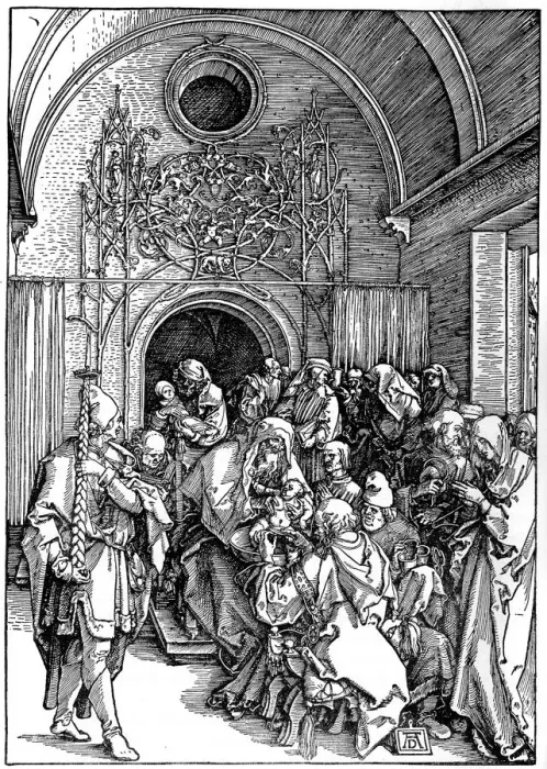 Framed Print : The Circumcision, 1502-1505, (1936). Artist: Albrecht Durer Framed Print : The Circumcision, 1502-1505, (1936). Artist: Albrecht Durer