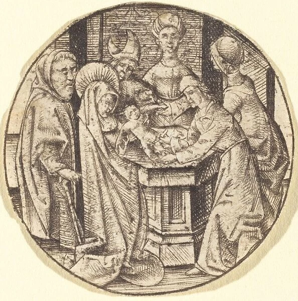 The Circumcision, c. 1470  /  1480. Creator: Israhel van Meckenem