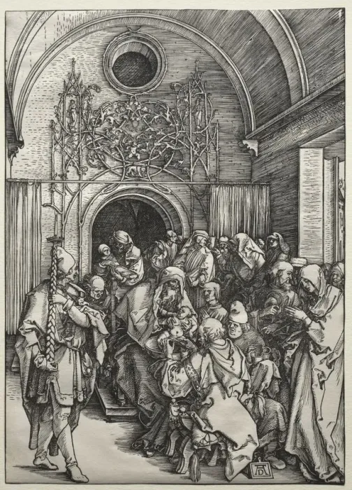 Framed Print : The Circumcision, c. 1504-1505. Creator: Albrecht Dürer (German, 1471-1528) Framed Print : The Circumcision, c. 1504-1505. Creator: Albrecht Dürer (German, 1471-1528)