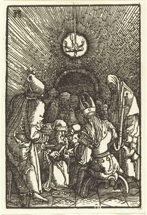 Framed Print : The Circumcision, c. 1513. Creator: Albrecht Altdorfer Framed Print : The Circumcision, c. 1513. Creator: Albrecht Altdorfer
