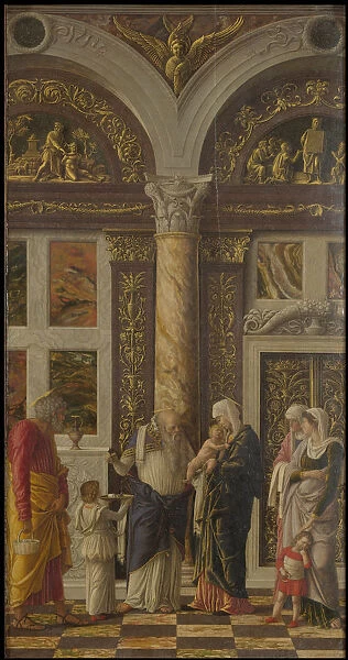 The Circumcision (Trittico degli uffizi (Uffizi Tryptich), right panel), ca 1463-1464. Artist: Mantegna, Andrea (1431-1506)