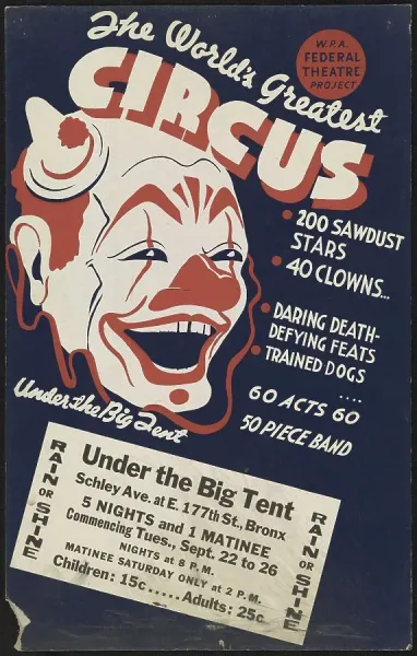 Heritage Images Print: Circus 1, Bronx, New York, [1935]. Art