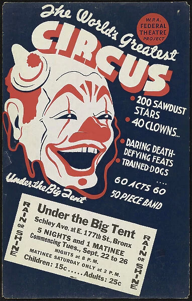 Circus 2, Bronx, New York, [1935]. Creator: Unknown
