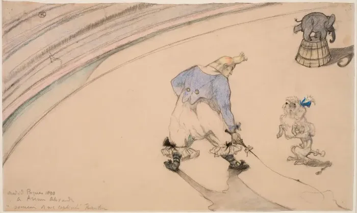 Framed Print : At the Circus: Clown Footit, 1899 Framed Print : At the Circus: Clown Footit, 1899