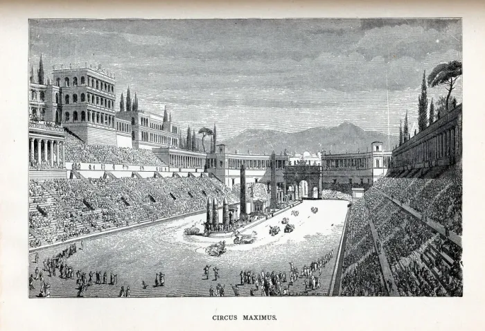 Framed Print : Circus Maximus, 1882. Artist: Anonymous Framed Print : Circus Maximus, 1882. Artist: Anonymous
