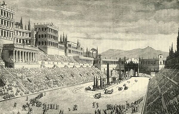 The Circus Maximus (restoration), 1890. Creator: Unknown