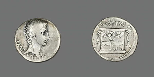 Cistophoric Tetradrachm (Coin) Portraying Emperor Augustus, about 25 BCE