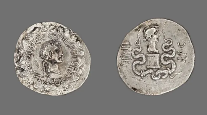 Framed Print : Cistophoric Tetradrachm (Coin) Portraying Mark Antony, 39-38 BCE, issued by Mark Antony Framed Print : Cistophoric Tetradrachm (Coin) Portraying Mark Antony, 39-38 BCE, issued by Mark Antony