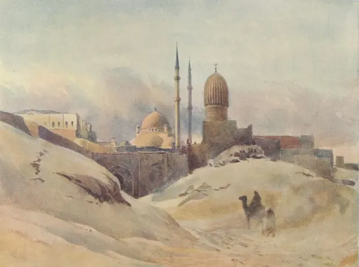 Framed Print : The Citadel, Cairo, in a Sand-Storm, c1880 (1905). Artist: Alexander Henry Hallam Murray Framed Print : The Citadel, Cairo, in a Sand-Storm, c1880 (1905). Artist: Alexander Henry Hallam Murray