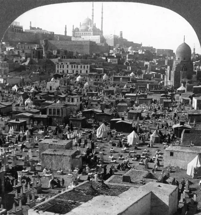 Framed Print : Citadel and Mohammed Ali Mosque beyond Bab-el-Wezir cemetery, Cairo, Egypt, 1905. Artist: Underwood & Underwood Framed Print : Citadel and Mohammed Ali Mosque beyond Bab-el-Wezir cemetery, Cairo, Egypt, 1905. Artist: Underwood & Underwood