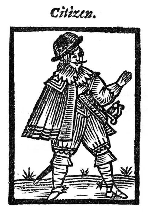 Framed Print : Citizen, 1641, (1910) Framed Print : Citizen, 1641, (1910)