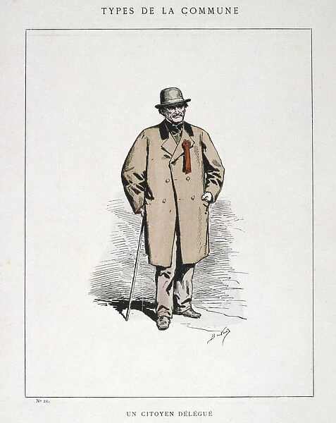 Un Citoyen Delegue, Paris Commune, 1871