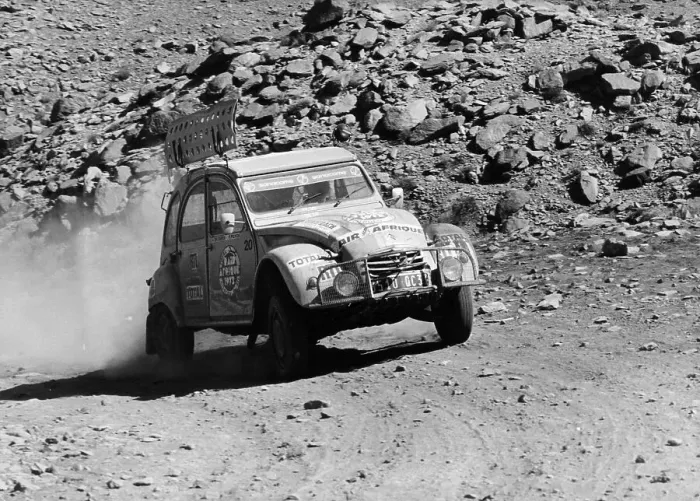 Framed Print : A Citroen 2CV rally car Framed Print : A Citroen 2CV rally car
