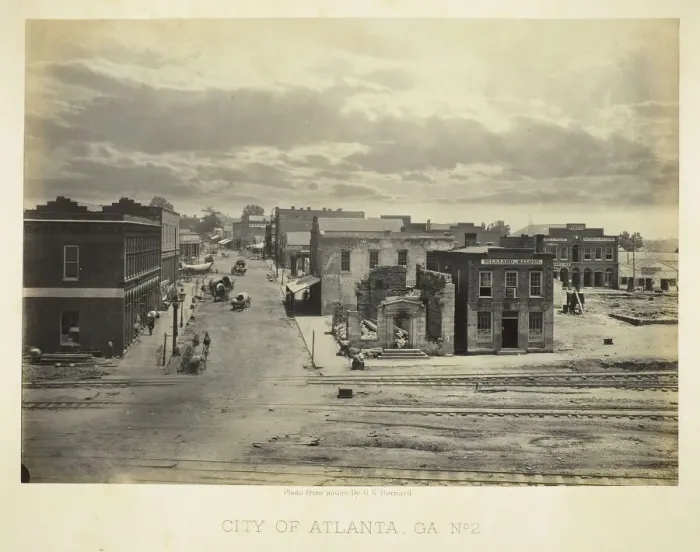 Framed Print : City of Atlanta, GA, No. 2, 1866. Creator: George N. Barnard Framed Print : City of Atlanta, GA, No. 2, 1866. Creator: George N. Barnard