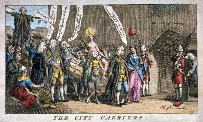 Framed Print : The City carriers, 1769 Framed Print : The City carriers, 1769