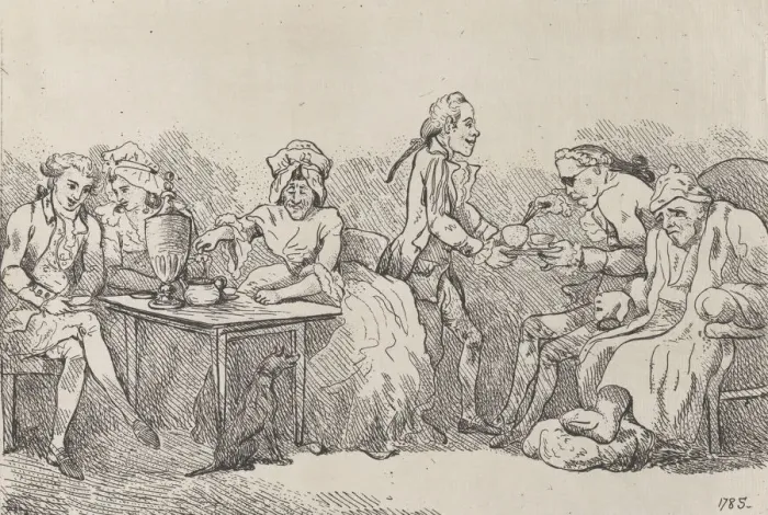 Framed Print : City Courtship, 1786. 1786. Creator: Imitator of Thomas Rowlandson Framed Print : City Courtship, 1786. 1786. Creator: Imitator of Thomas Rowlandson