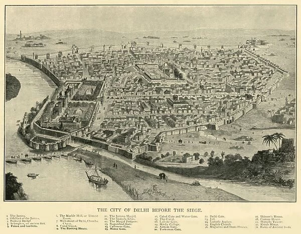 The City of Delhi Before The Siege, 1901. Creator: Unknown