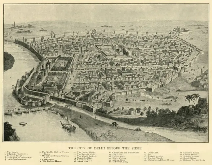 Framed Print : The City of Delhi Before The Siege, 1901. Creator: Unknown