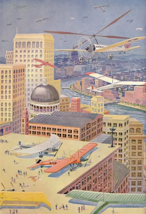 Framed Print : A City of the Future, 1927 Framed Print : A City of the Future, 1927