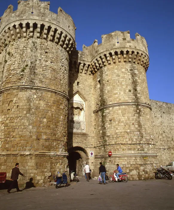 Framed Print : City Gates, Rhodes, Greece, 2019. Creator: Ethel Davies Framed Print : City Gates, Rhodes, Greece, 2019. Creator: Ethel Davies