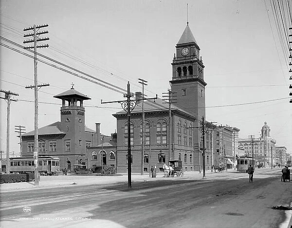 City Hall, Atlantic City, N.J. between 1900 and 1910. Creator: Unknown