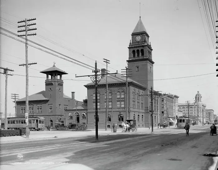 Framed Print : City Hall, Atlantic City, N.J. between 1900 and 1910. Creator: Unknown Framed Print : City Hall, Atlantic City, N.J. between 1900 and 1910. Creator: Unknown
