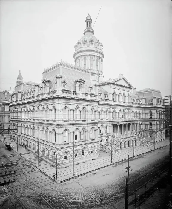 Framed Print : City Hall, Baltimore, Md. between 1900 and 1910. Creator: Unknown Framed Print : City Hall, Baltimore, Md. between 1900 and 1910. Creator: Unknown