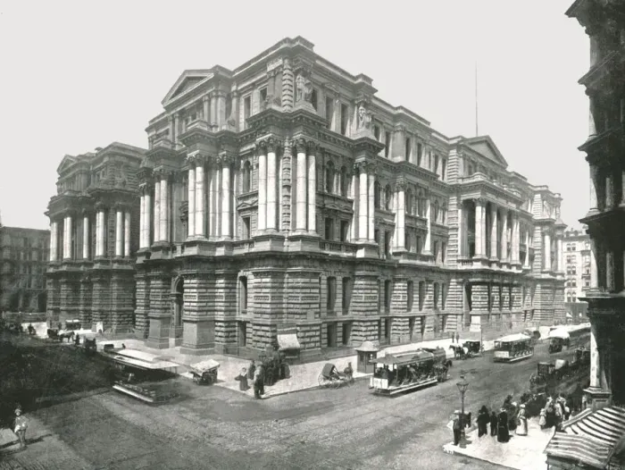 Framed Print : City Hall, Chicago, USA, 1895. Creator: W &s Ltd Framed Print : City Hall, Chicago, USA, 1895. Creator: W &s Ltd