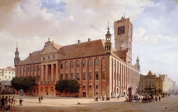 City Hall at Thorn, 1848. Creator: Eduard Gaertner