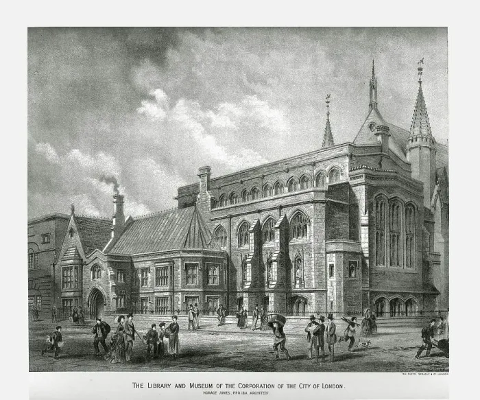 Framed Print : City of London Library and Museum, 1886 Framed Print : City of London Library and Museum, 1886