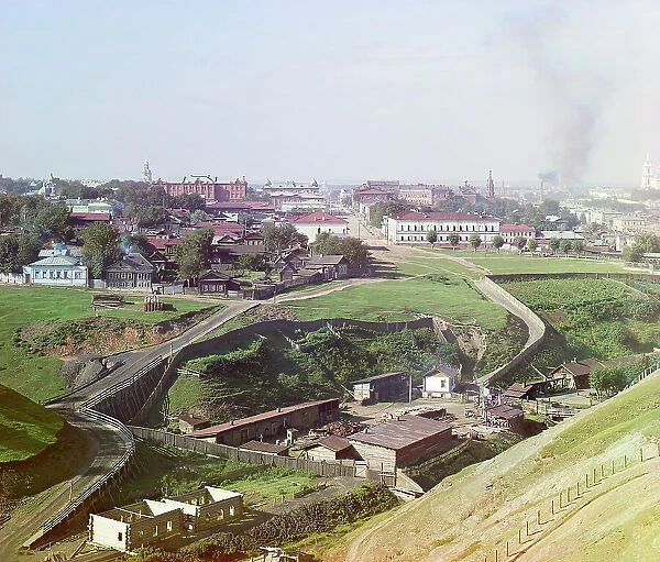 City of Perm - General view, 1910. Creator: Sergey Mikhaylovich Prokudin-Gorsky