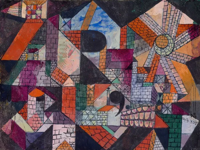 Framed Print : City R, 1919. Creator: Klee, Paul (1879-1940) Framed Print : City R, 1919. Creator: Klee, Paul (1879-1940)