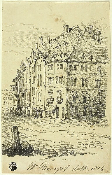 City Street, 1876. Creator: William Burges