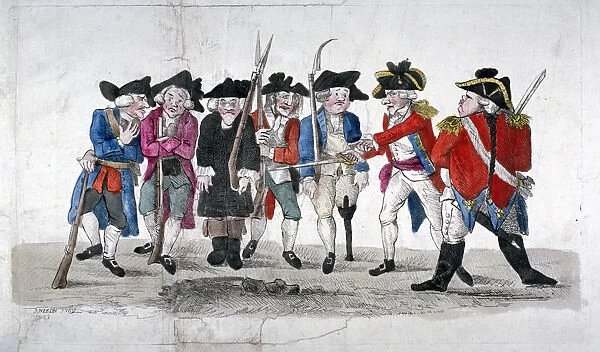 City traind bands, 1789. Artist: John Nixon