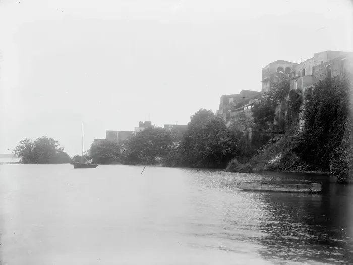Framed Print : City Wall, Domingo City, San Domingo, W.I. between 1880 and 1901. Creator: Unknown