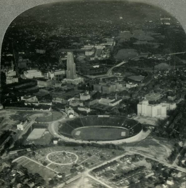 The Civic Center of Pittsburgh, Pa. from the Air, c1930s. Creator: Unknown