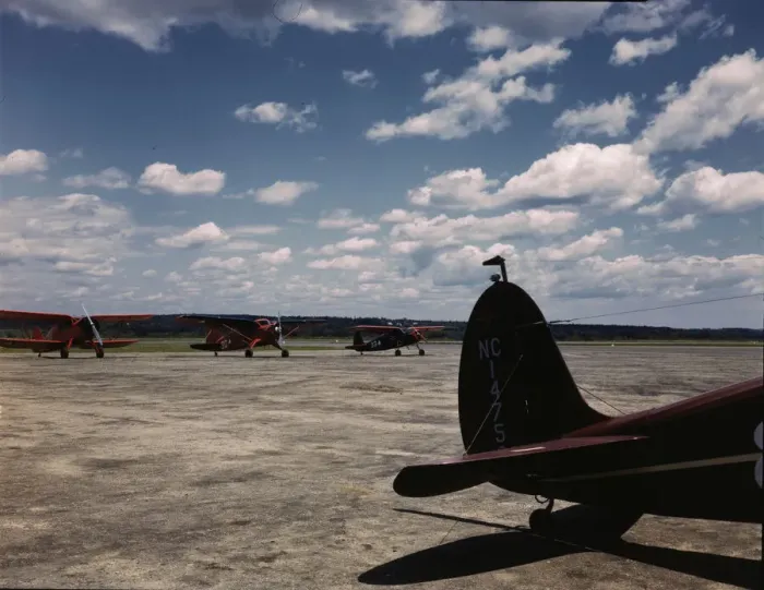 Framed Print : Civil Air Patrol Base, Bar Harbor, Maine, 1943. Creator: John Collier Framed Print : Civil Air Patrol Base, Bar Harbor, Maine, 1943. Creator: John Collier