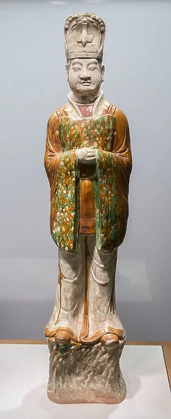 Civil Official (Wenguan), Tang dynasty (618-907 A. D. ), 8th century. Creator: Unknown