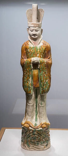 Civil Official (Wenguan), Tang dynasty (618-906), 8th century. Creator: Unknown