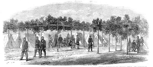 The Civil War in America: camp of the Confederate Marines at Drury's Bluff... 1862. Creator: Unknown