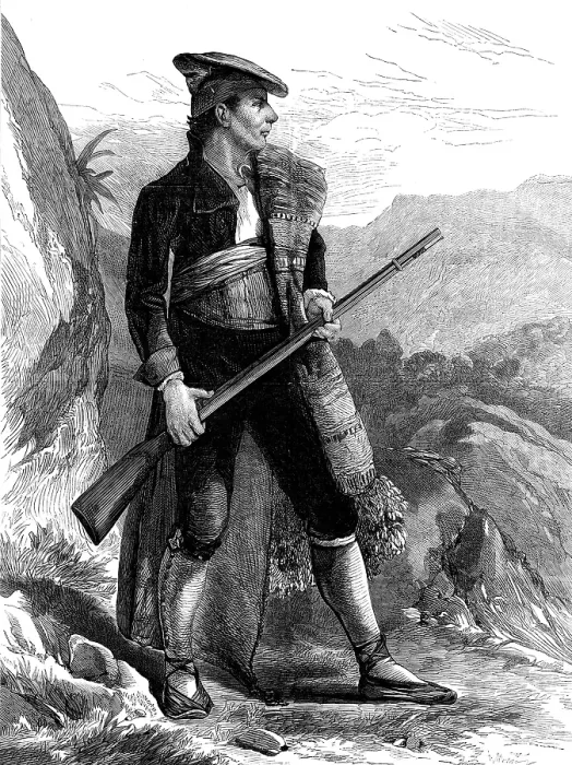 Framed Print : The Civil War in Spain: a Carlist Volunteer, from a drawing by B. Galofre, 1873. Creator: Unknown