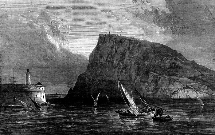 Framed Print : The Civil War in Spain: Fortress of Montjuich, Barcelona, 1873. Creator: Unknown Framed Print : The Civil War in Spain: Fortress of Montjuich, Barcelona, 1873. Creator: Unknown
