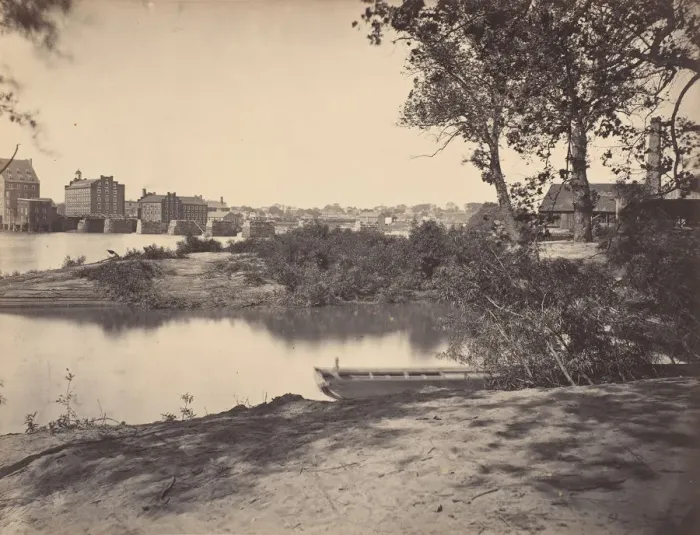 Framed Print : Civil War View, 1860s. Creator: Thomas C. Roche Framed Print : Civil War View, 1860s. Creator: Thomas C. Roche