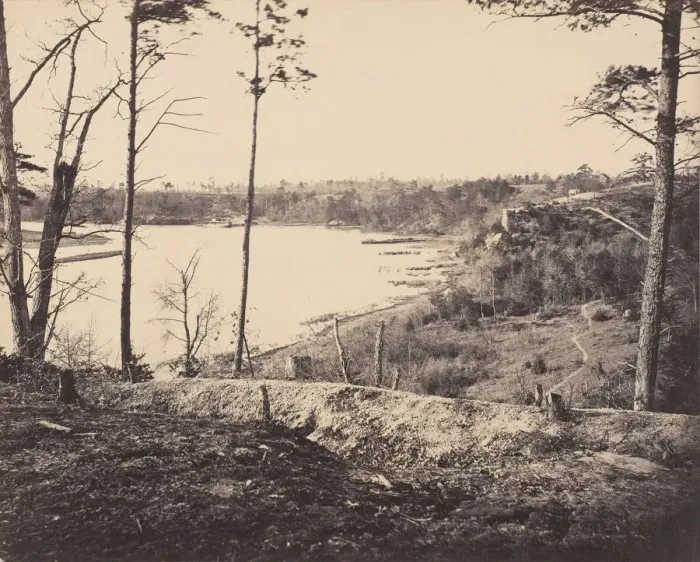 Framed Print : Civil War View, 1860s. Creator: Thomas C. Roche Framed Print : Civil War View, 1860s. Creator: Thomas C. Roche