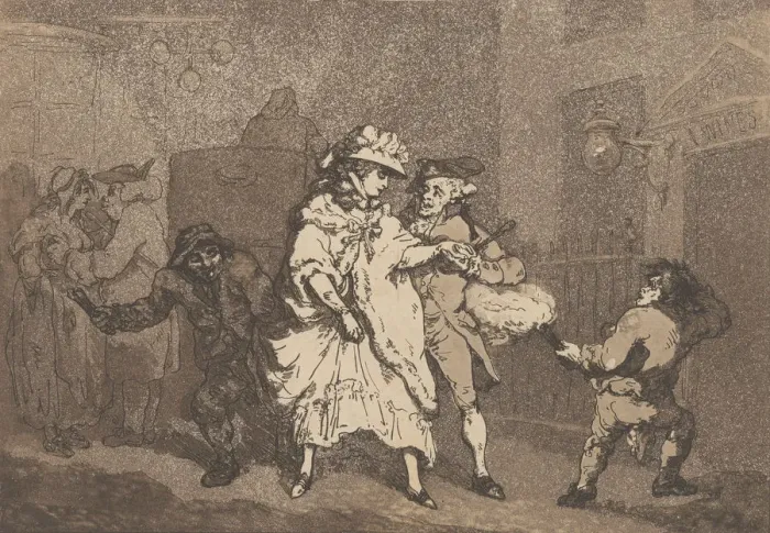 Framed Print : Civility, 1787. 1787. Creator: Thomas Rowlandson Framed Print : Civility, 1787. 1787. Creator: Thomas Rowlandson